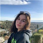 Étudiante cours de maths